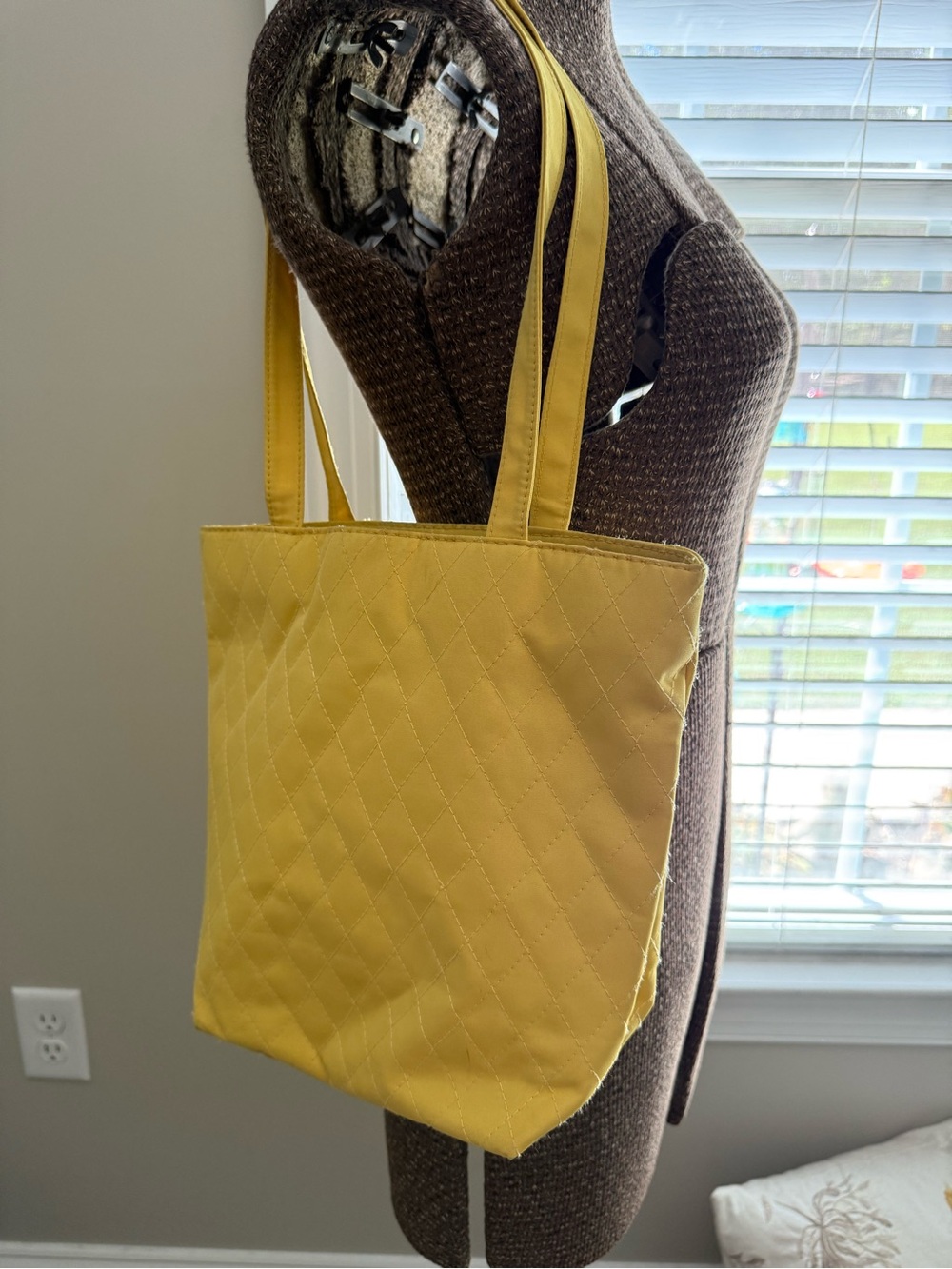 Yellow Quilted Tote Bag - Classic Everyday Carry
